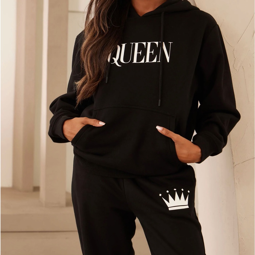 Black Queen Sweatshirt Hoodie Custom Made by Passion of Essence